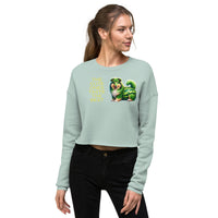 Melon Collie Crop Sweatshirt
