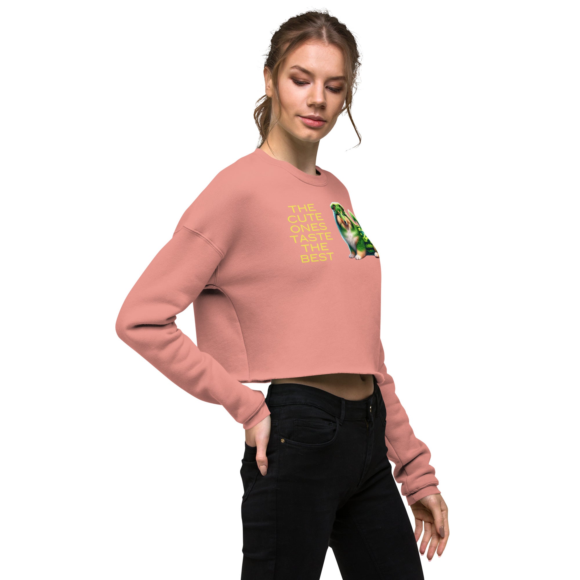 Melon Collie Crop Sweatshirt