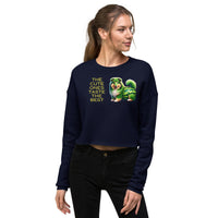 Melon Collie Crop Sweatshirt