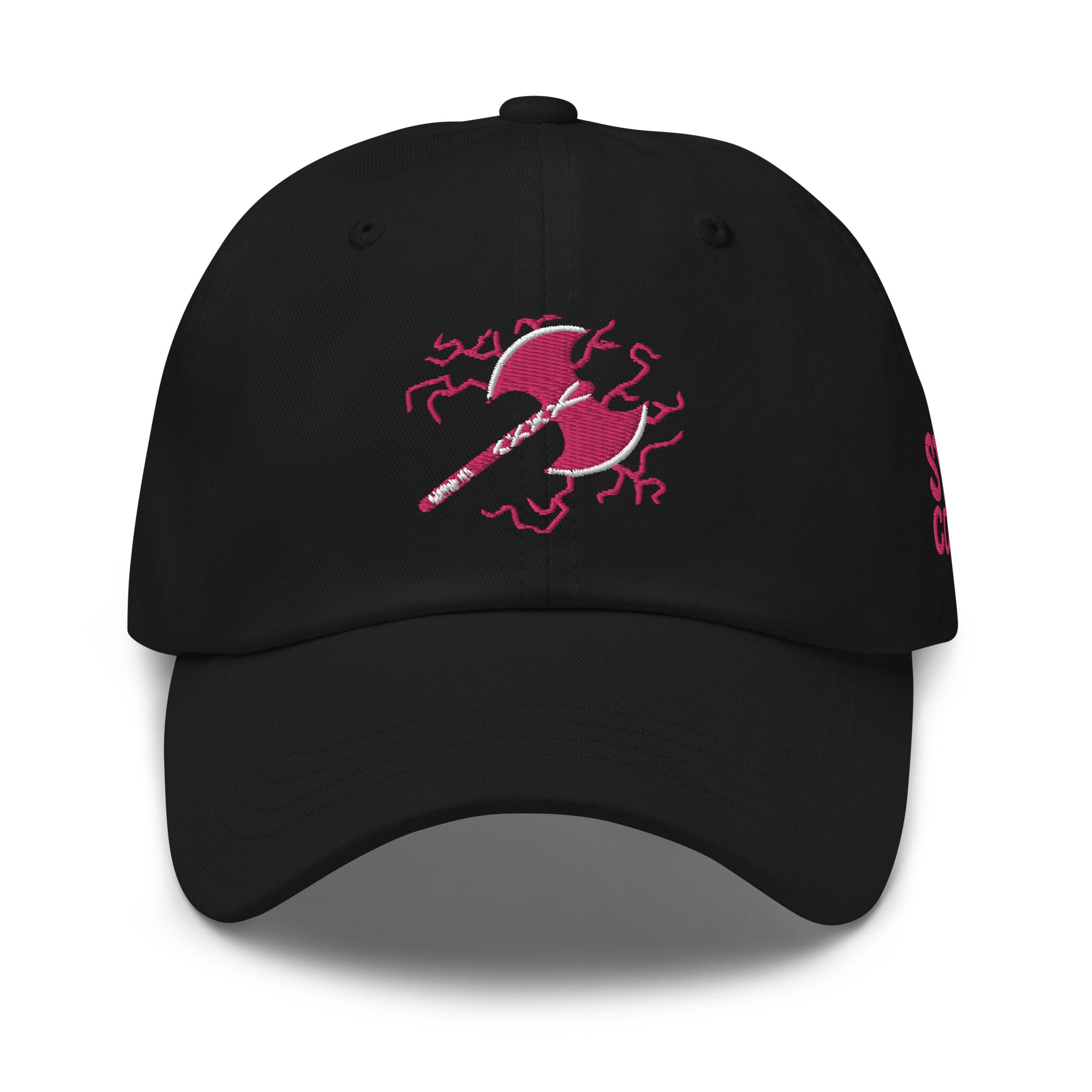 Storm Company in pink Dad hat