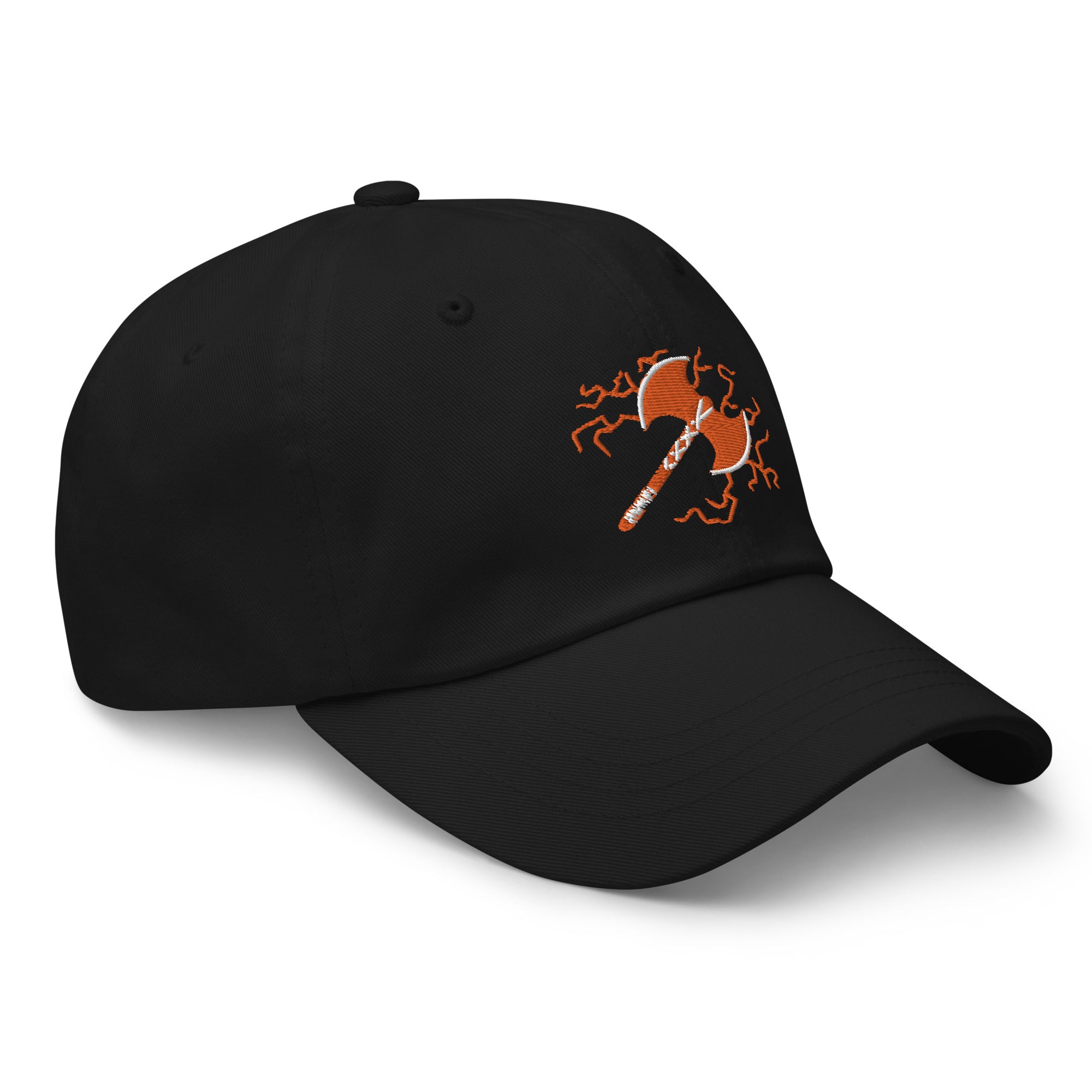 Storm Company in Orange Dad hat
