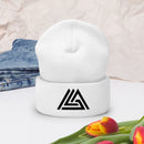 MDP White Cuffed Beanie