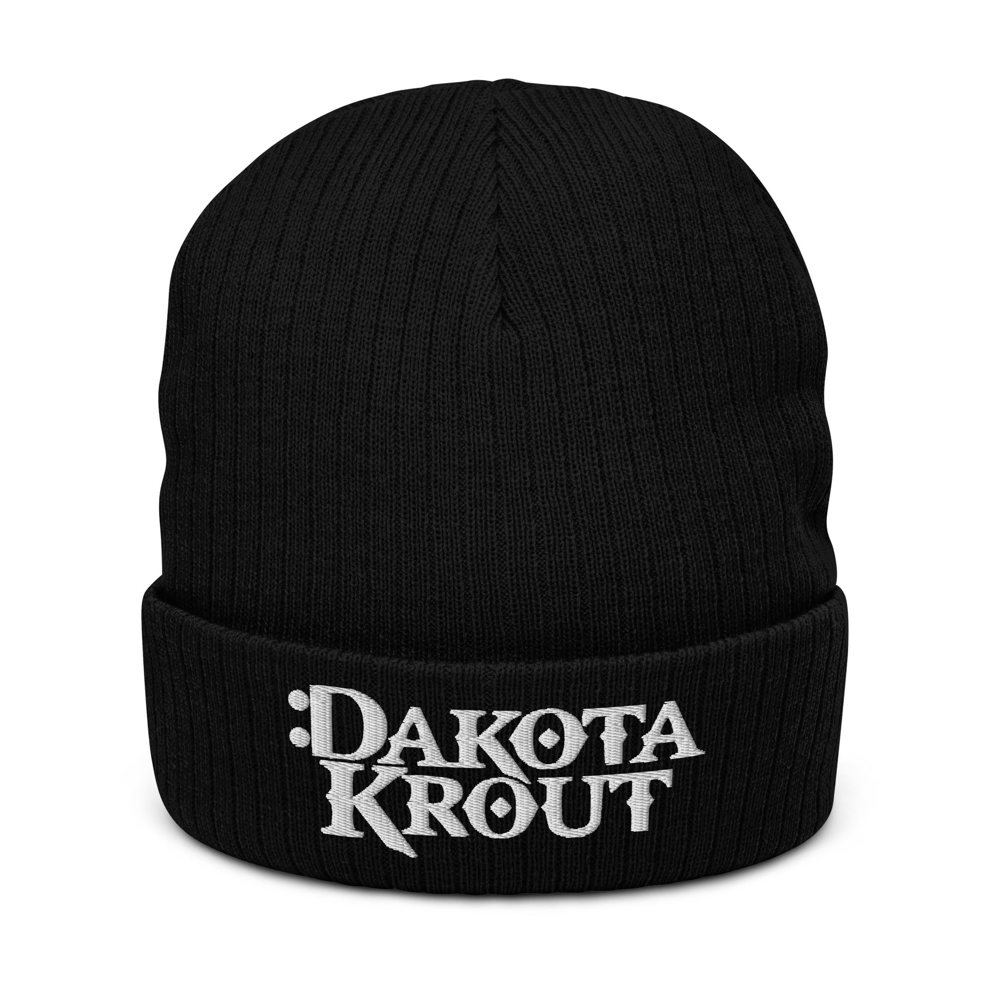 :Dakota Krout Ribbed knit beanie