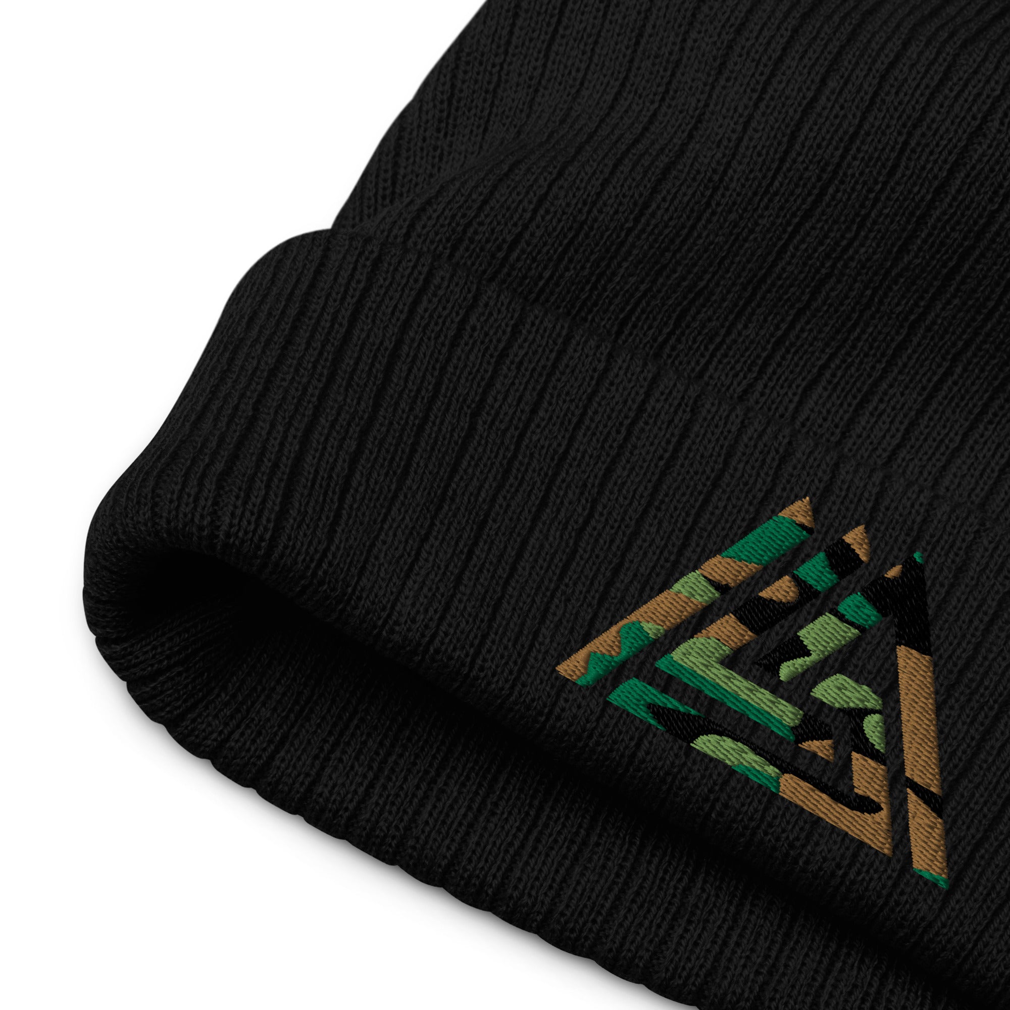 MDP Camo Ribbed knit beanie