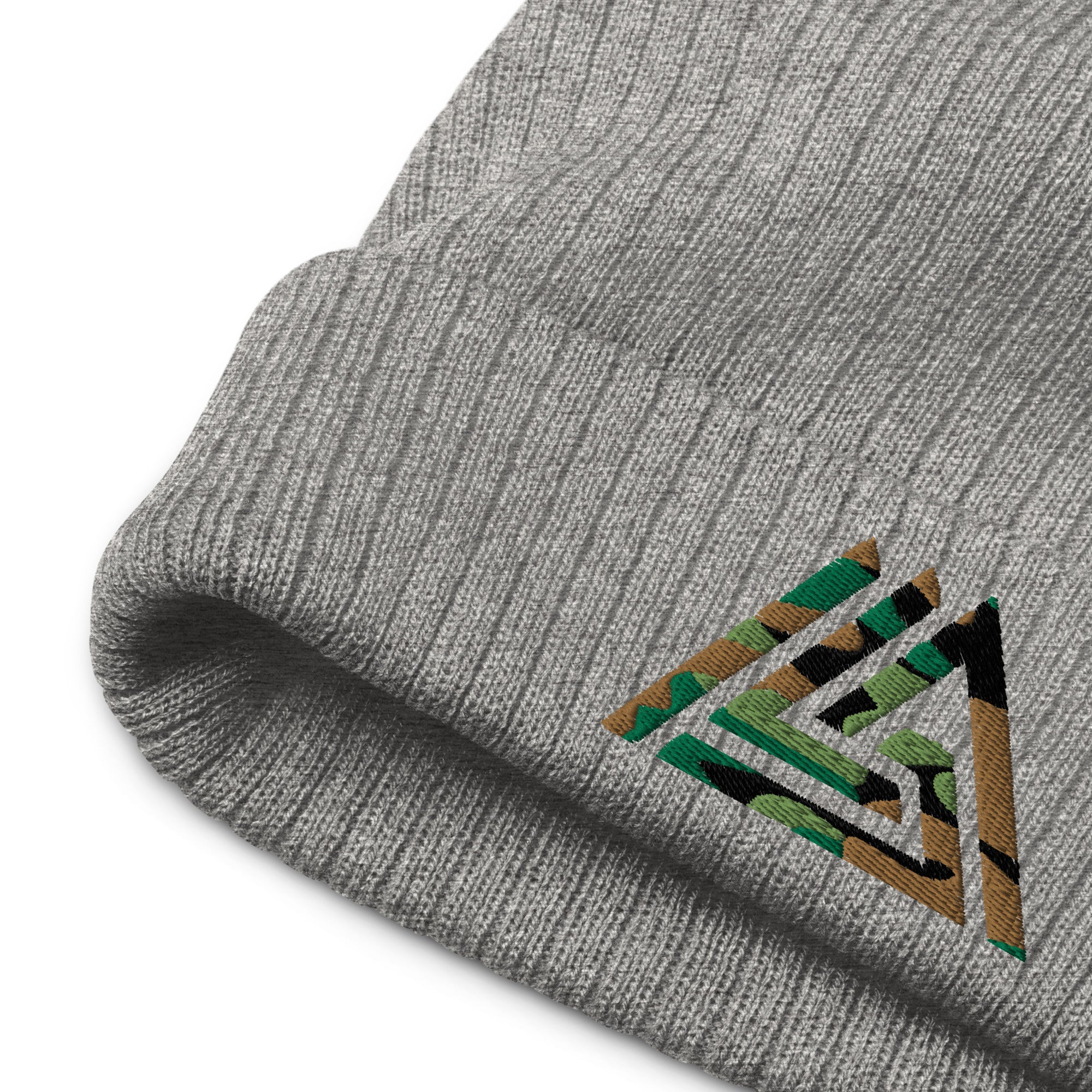 MDP Camo Ribbed knit beanie